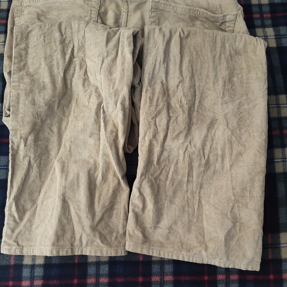 Lucky Brand 32 32 pants corduroy tan preppy straight career casual interview - Picture 8 of 10